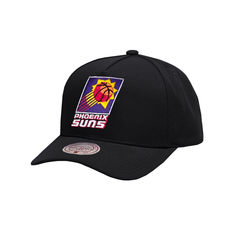 Phoenix Suns Mitchell & Ness NBA HWC Pro Pinch Snapback Hat – Black