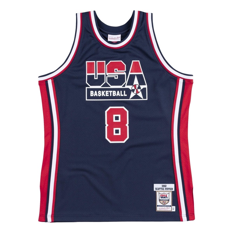 Scottie Pippen Mitchell & Ness NBA 1992 USA Dream Team Authentic Jersey – Navy