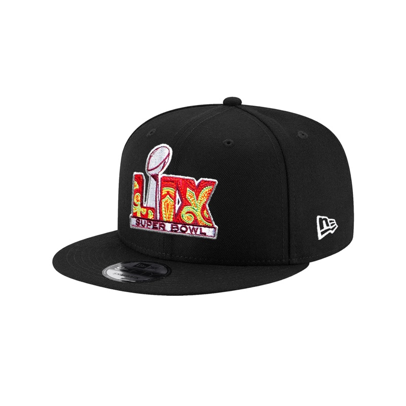 Super Bowl LIX New Era NFL Logo 9FIFTY Snapback Hat – Black
