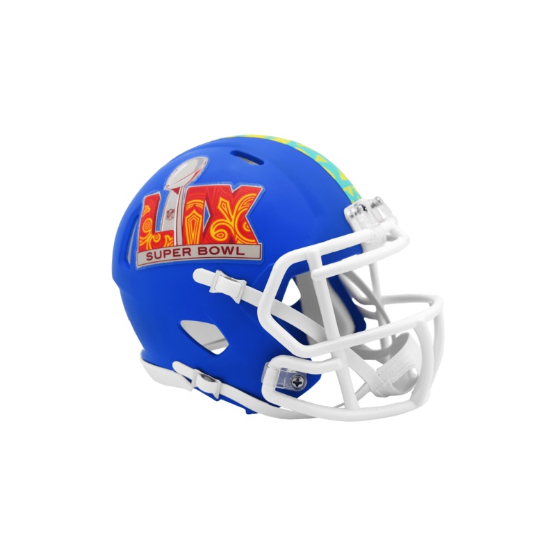 Super Bowl LIX Riddell NFL Mini Size Speed Replica Helmet