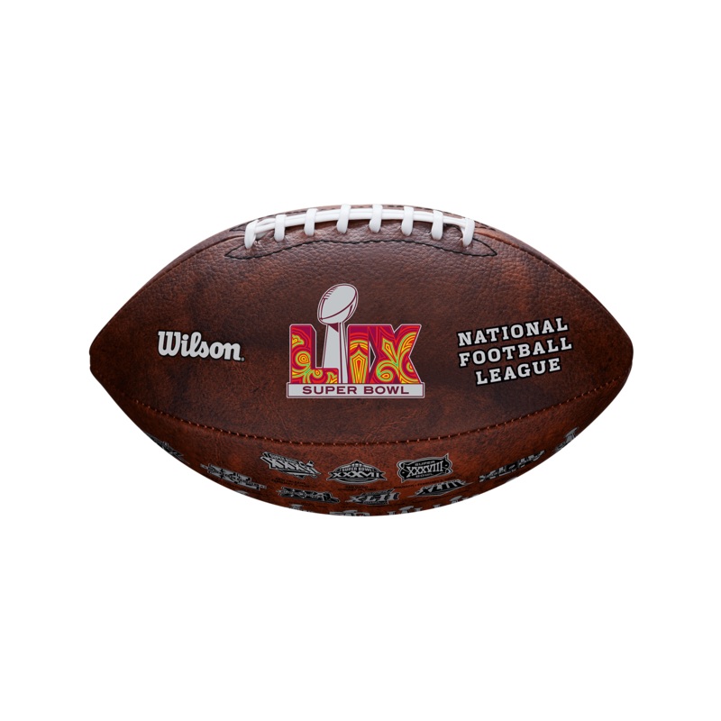 Super Bowl LIX Wilson NFL Commemorative Throwback Full Size Football