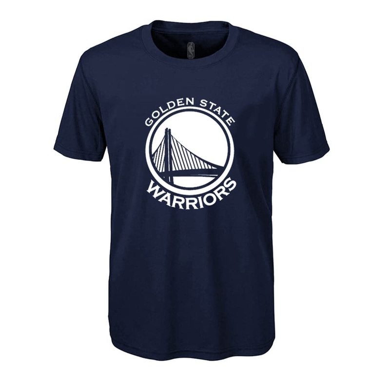 Youths Golden State Warriors Outerstuff NBA White Out Logo T-Shirt – Navy