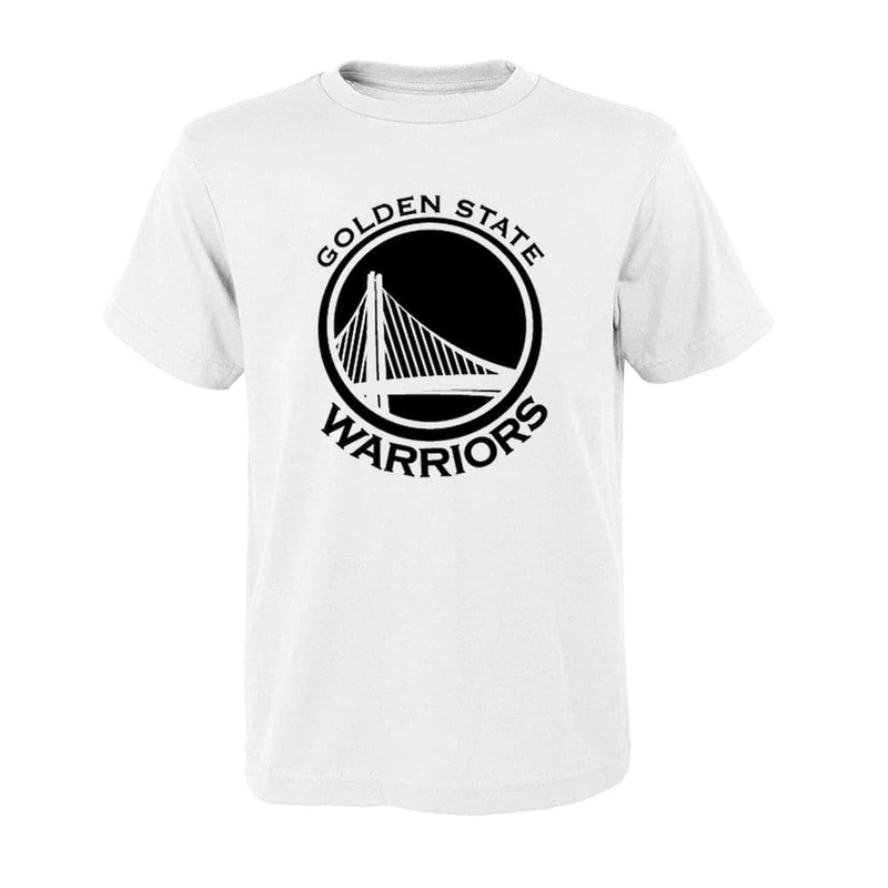 Youths Golden State Warriors Outerstuff NBA White Out Logo T-Shirt – White