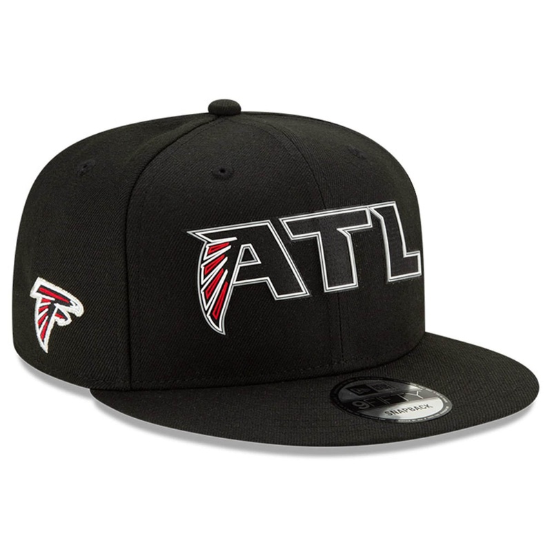 Atlanta Falcons New Era NFL 2020 Draft 9FIFTY Snapback Hat – Black