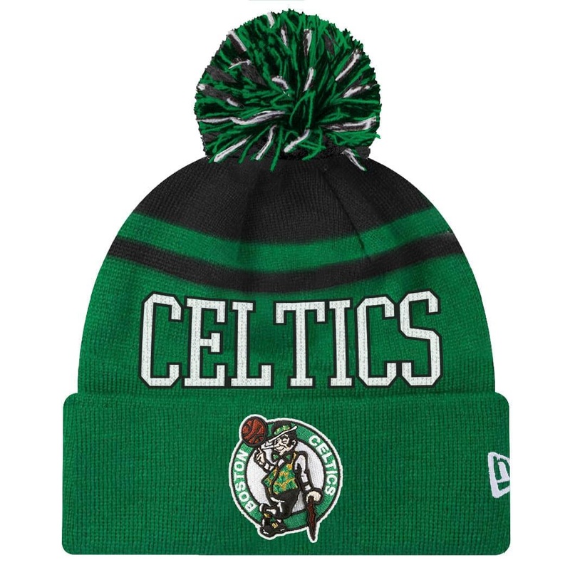 Boston Celtics New Era NBA Team Court Knit Pom Beanie – Green