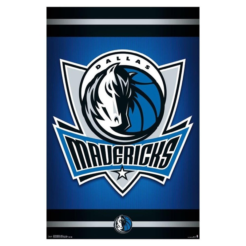 Dallas Mavericks Logo Trends NBA 57 x 86cm Poster