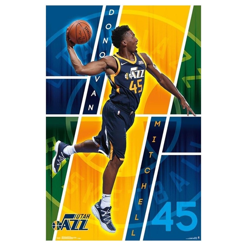 Donovan Mitchell Utah Jazz Trends NBA 57 x 86cm Poster