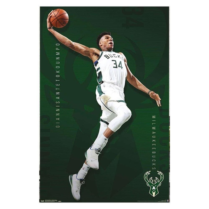 Giannis Antetokounmpo Milwaukee Bucks Trends NBA 57 x 86cm Poster