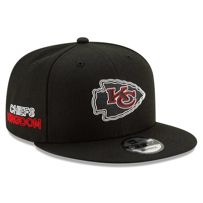 Kansas City Chiefs New Era NFL 2020 Draft 9FIFTY Snapback Hat – Black