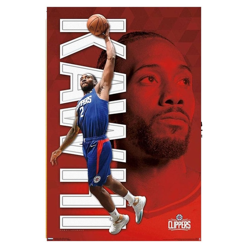 Kawhi Leonard Los Angeles Clippers Trends NBA 57 x 86cm Poster
