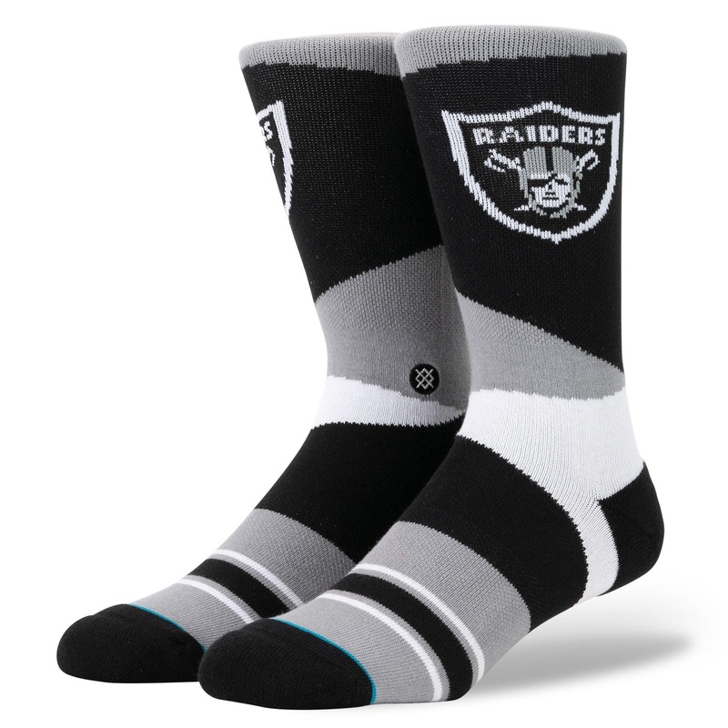 Las Vegas Raiders Stance NFL Fade Crew Socks – Black