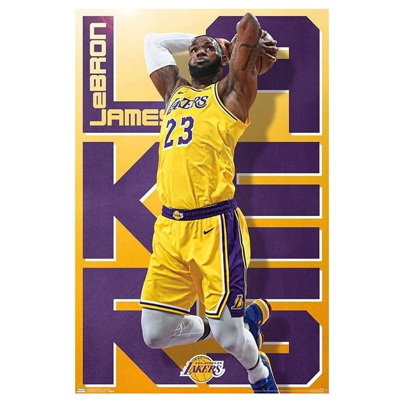Lebron James Los Angeles Lakers Trends NBA 57 x 86cm Poster