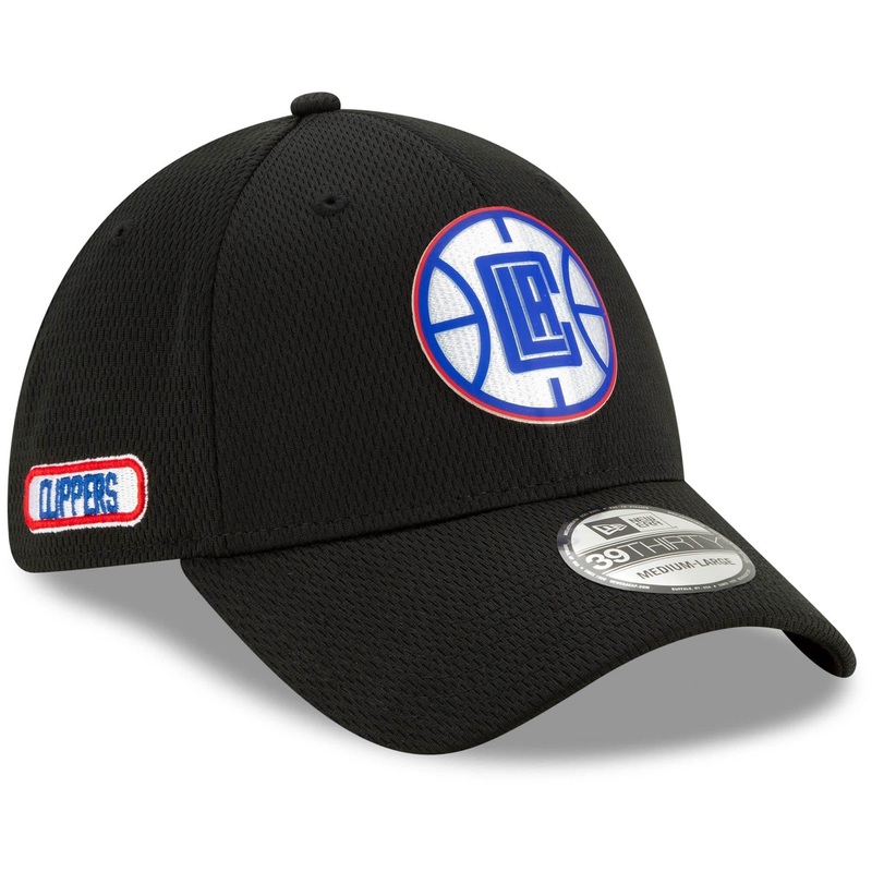 Los Angeles Clippers New Era NBA 2020 Back Half 39THIRTY Flex Fit Curve Hat – Black