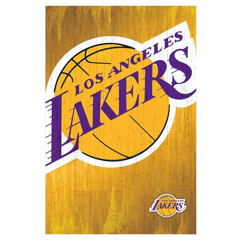 Los Angeles Lakers Hardwood Logo Trends NBA 57 x 86cm Poster