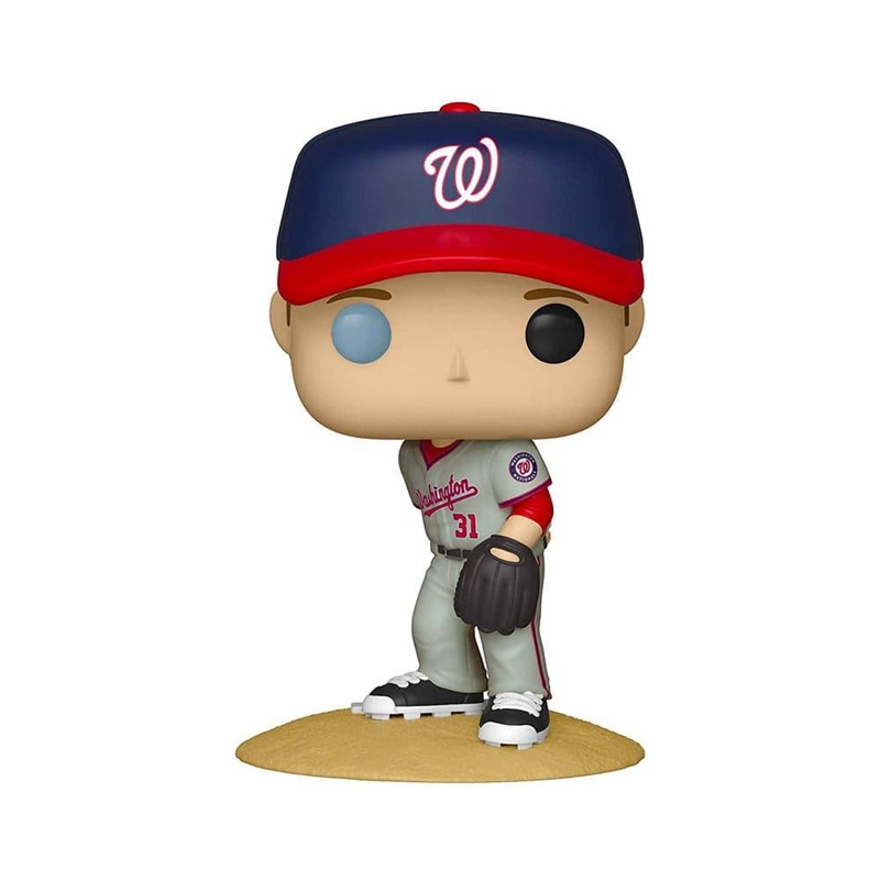 Max Scherzer Washington Nationals Funko MLB Pop Vinyl 3.75″ Figure – Grey
