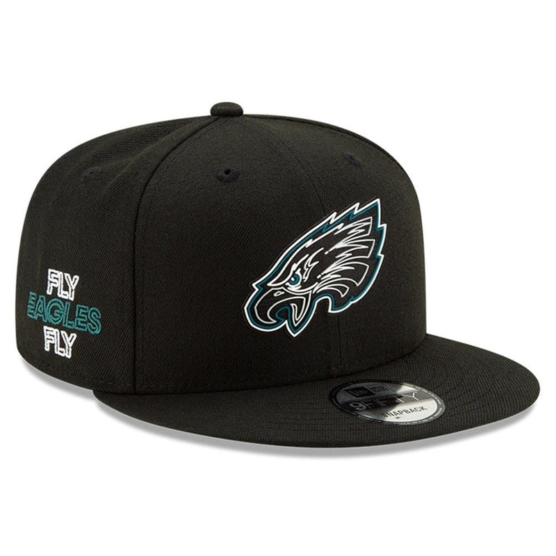 Philadelphia Eagles New Era NFL 2020 Draft 9FIFTY Snapback Hat – Black