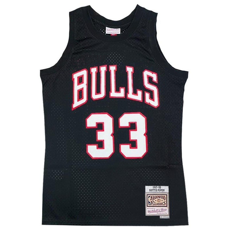 Scottie Pippen Chicago Bulls Mitchell & Ness NBA Fashion Swingman Jersey – Black