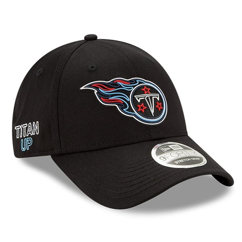 Tennessee Titans New Era NFL 2020 Draft 9FORTY Stretch Snapback Curve Hat – Black