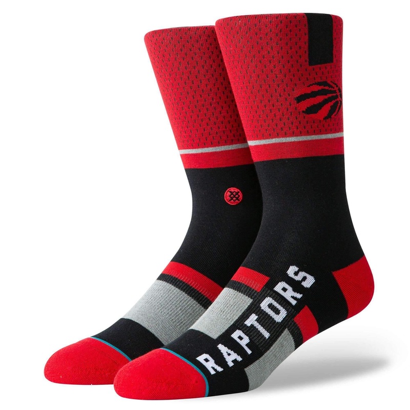 Toronto Raptors Stance NBA Shortcut 2 Crew Socks – Red