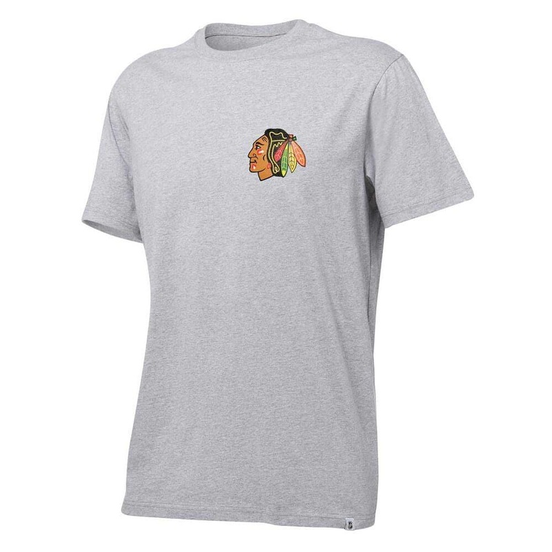 Chicago Blackhawks NHL Majestic Madison T-Shirt – Grey