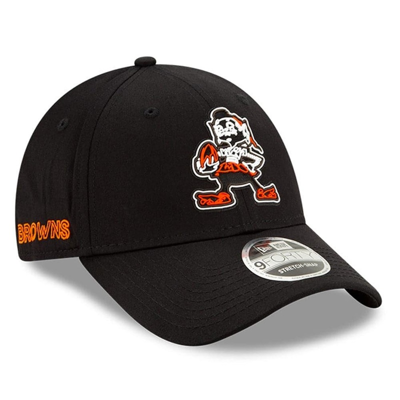 Cleveland Browns New Era NFL 2020 Draft 9FORTY Stretch Snapback Curve Hat – Black
