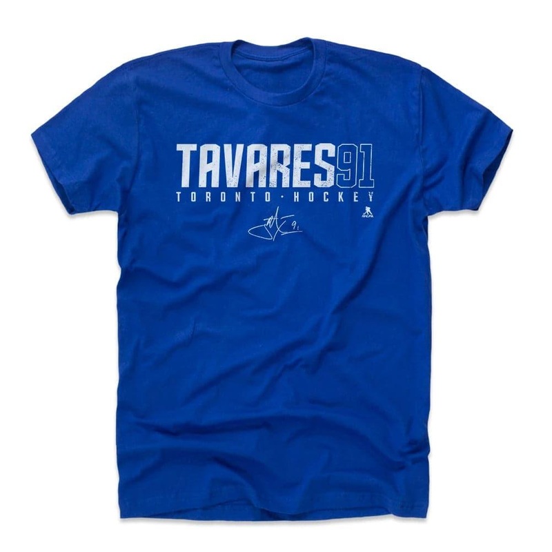 John Tavares Toronto Maple Leafs 500 Level NHL Tavares91 T-Shirt – Blue