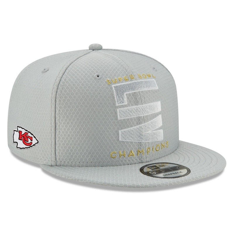 Kansas City Chiefs New Era NFL 2020 Champions Parade 9FIFTY Snapback Hat – Grey