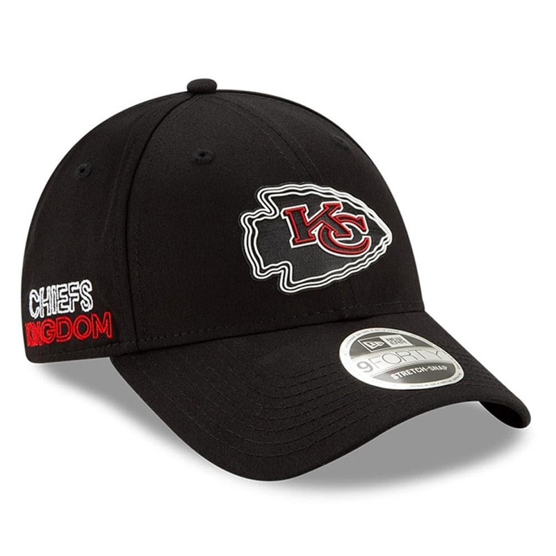Kansas City Chiefs New Era NFL 2020 Draft 9FORTY Stretch Snapback Curve Hat – Black