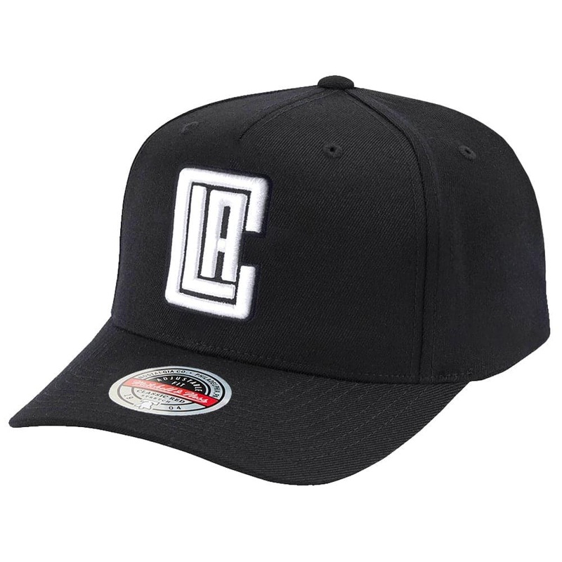 Los Angeles Clippers Mitchell & Ness NBA Black & White 110 Snapback Hat