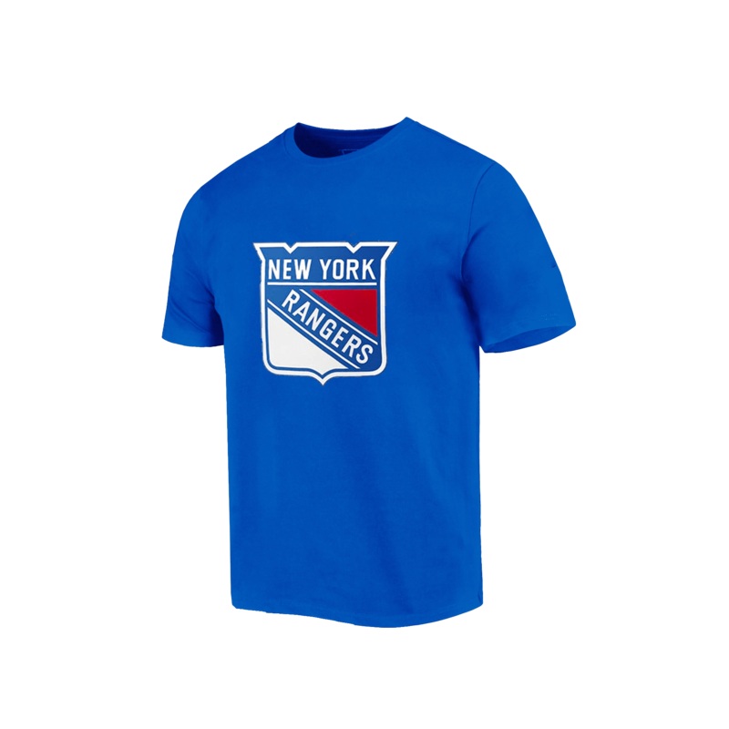 New York Rangers NHL Team Logo T-Shirt – Blue