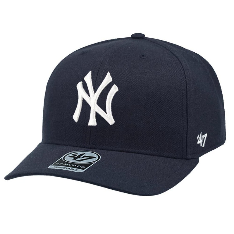 New York Yankees 47 MLB Team MVP DP Pre-Curved Snapback Hat – Navy