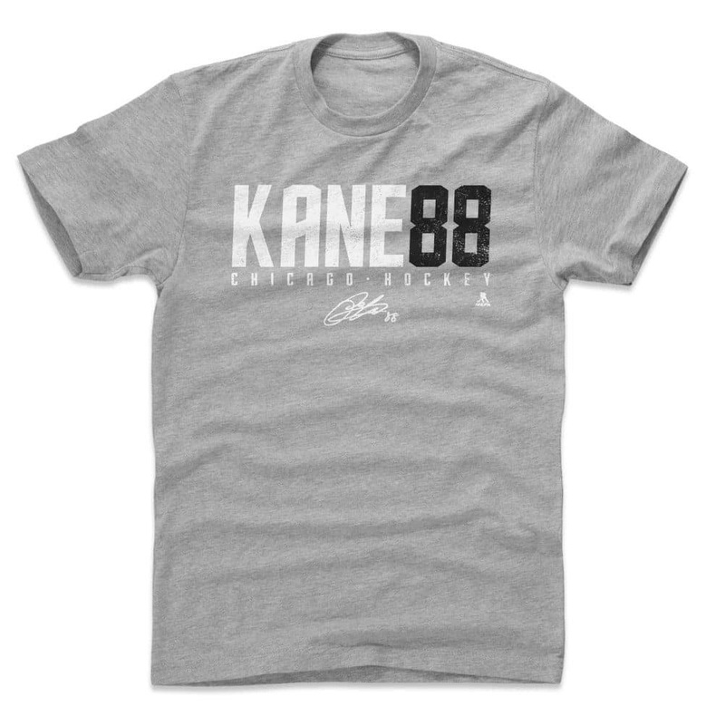 Patrick Kane Chicago Blackhawks 500 Level NHL Kane88 T-Shirt – Gray