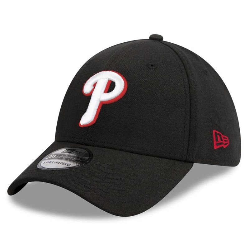Philadelphia Phillies New Era MLB Team Classic 39THIRTY Curve Hat – Black