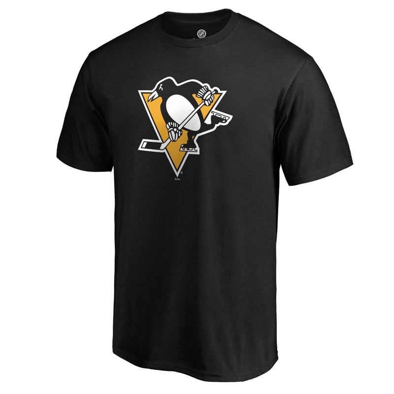 Pittsburgh Penguins NHL Team Logo T-Shirt – Black
