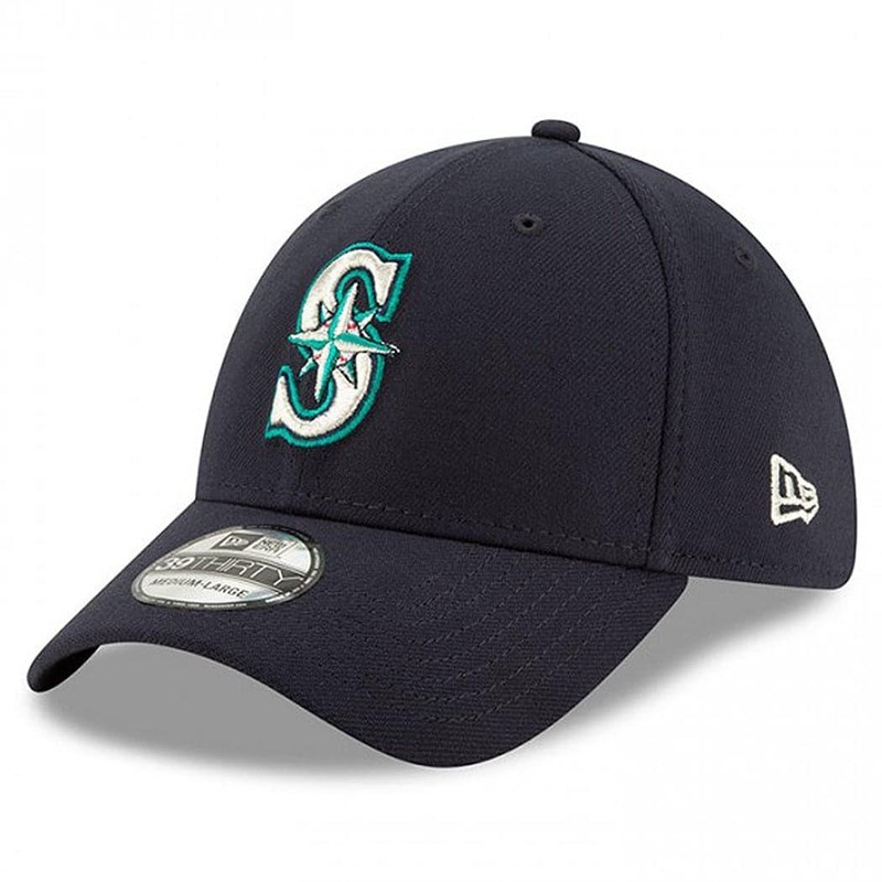 Seattle Mariners New Era MLB Team Classic 39THIRTY Curve Hat – Navy