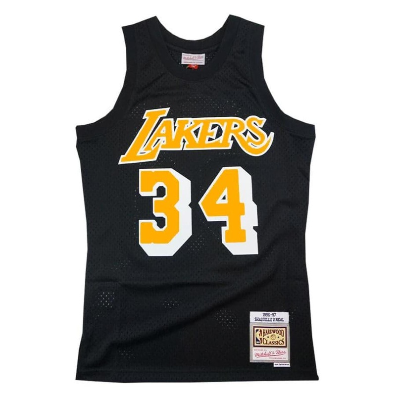 Shaquille O’Neal Los Angeles Lakers Mitchell & Ness NBA Fashion Swingman Jersey – Black