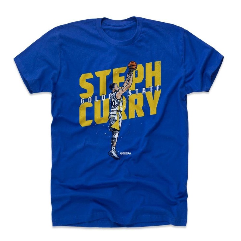 Steph Curry Golden State Warriors 500 Level NBA Jumper T-Shirt – Blue
