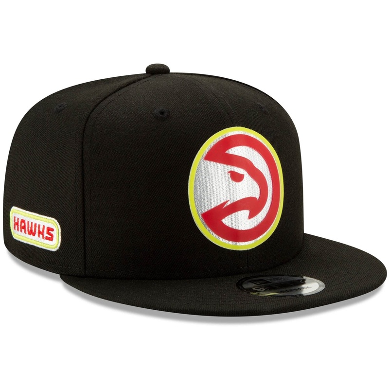 Atlanta Hawks New Era NBA 2020 Back Half 9FIFTY Snapback Hat – Black