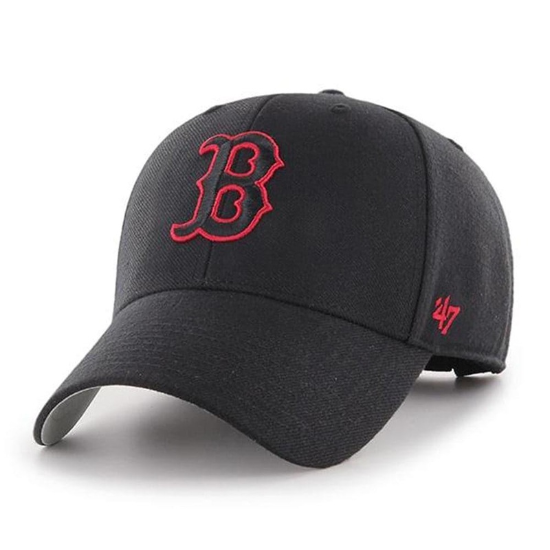 Boston Red Sox ’47 MLB MVP Colour Pop Adjustable Curve Hat – Black