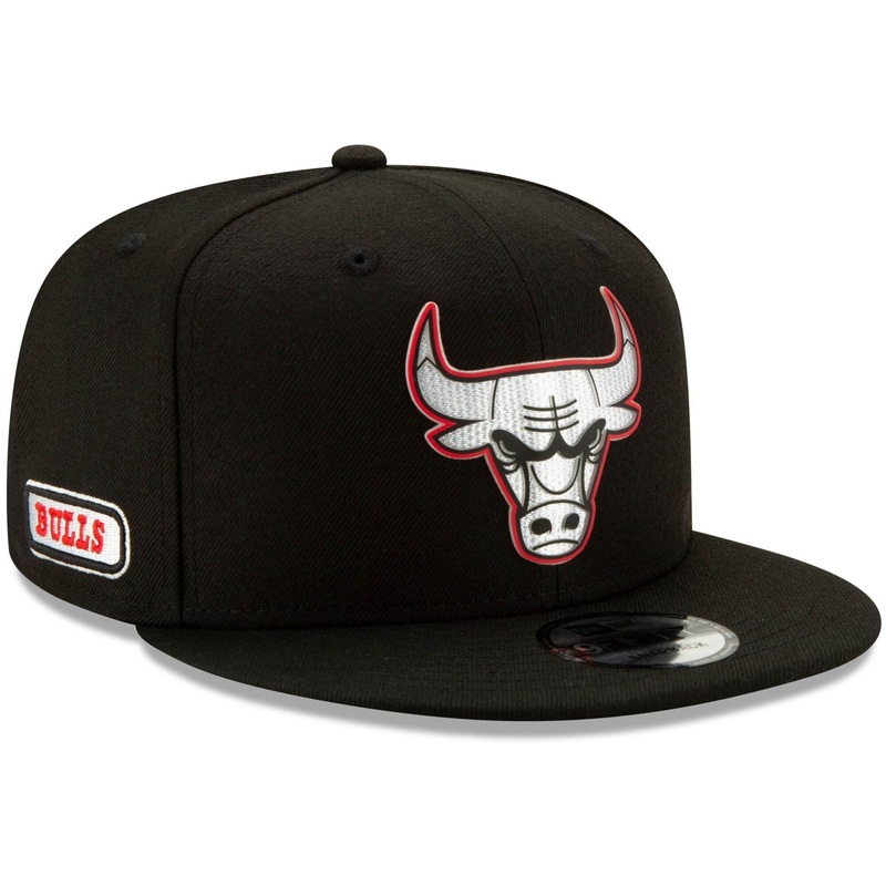 Chicago Bulls New Era NBA 2020 Back Half 9FIFTY Snapback Hat – Black