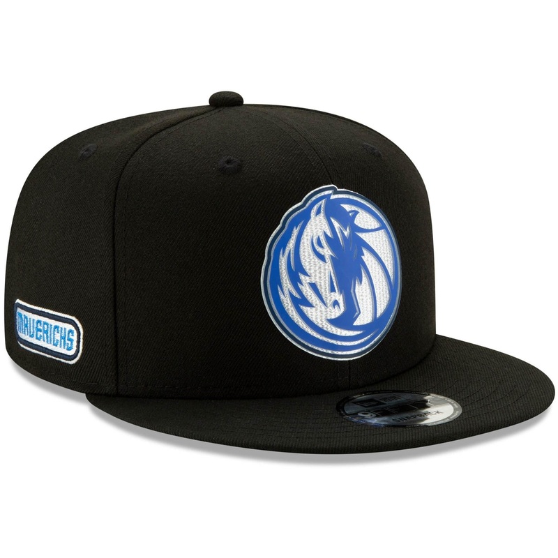 Dallas Mavericks New Era NBA 2020 Back Half 9FIFTY Snapback Hat – Black