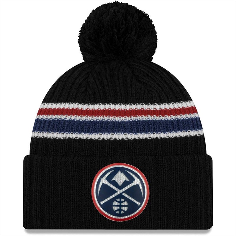 Denver Nuggets  New Era NBA 2020 Back Half Knit Beanie – Black