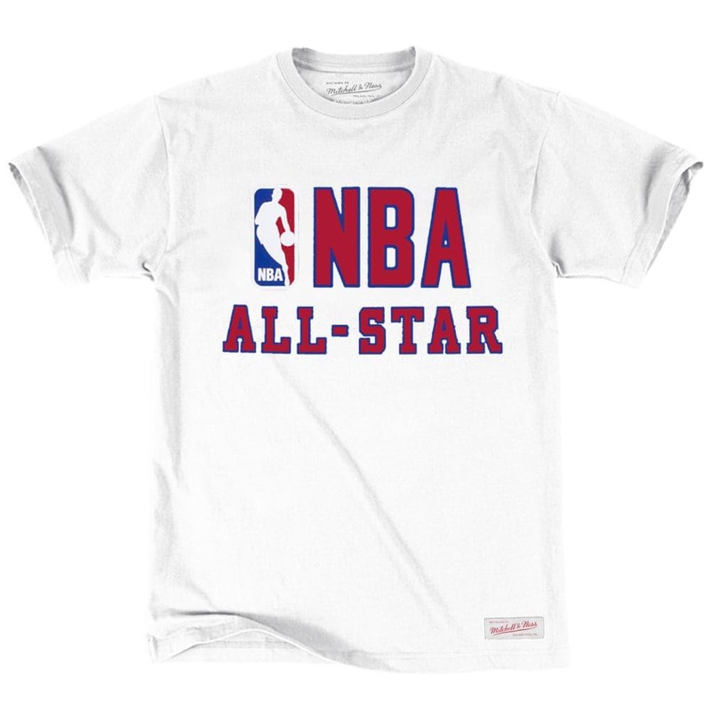 Eastern  Conference Mitchell & Ness NBA 88-89 All Star T-Shirt – White