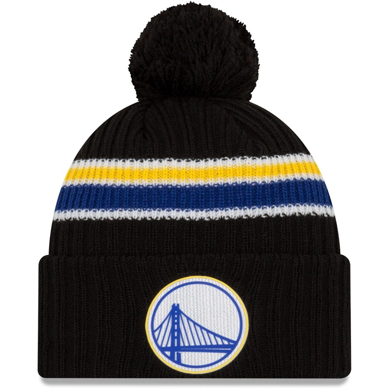 Golden State Warriors New Era NBA 2020 Back Half Knit Beanie – Black