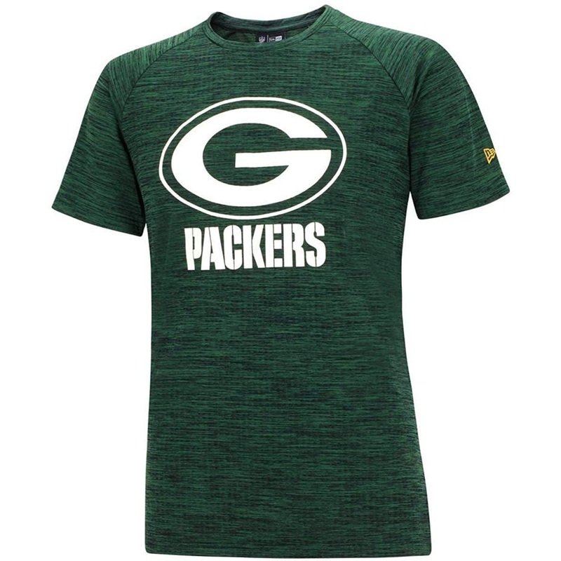 Green Bay Packers New Era NFL Engineered Performance Raglan T-Shirt – Green