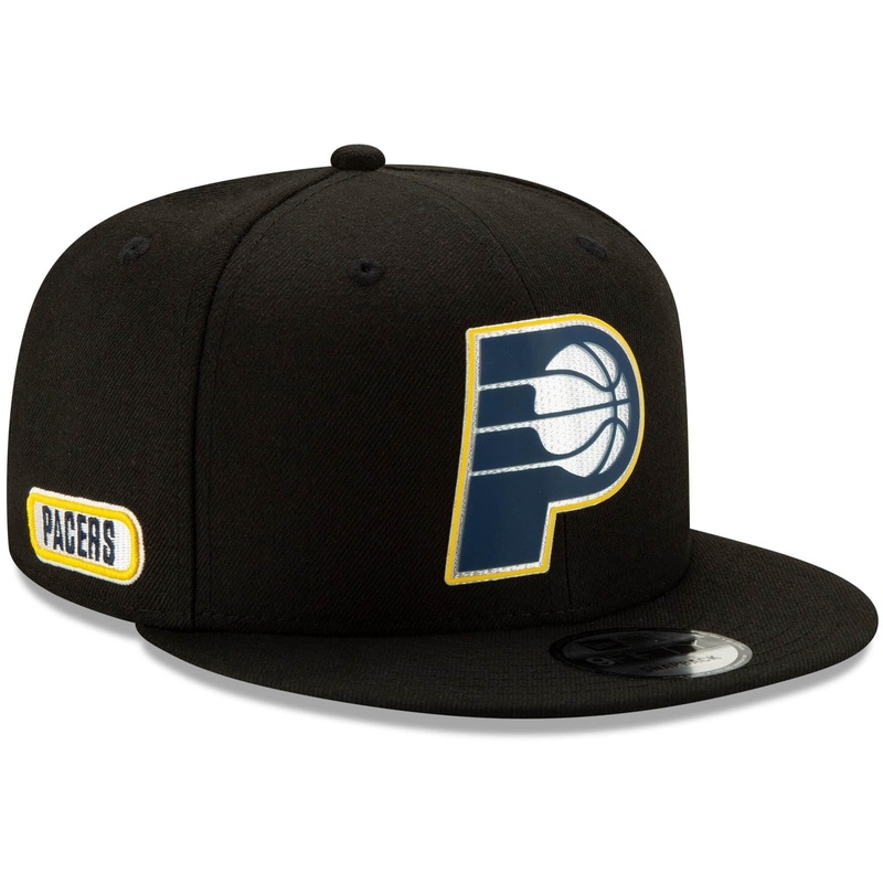 Indiana Pacers New Era NBA 2020 Back Half 9FIFTY Snapback Hat – Black