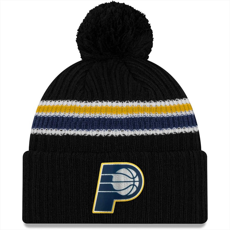 Indiana Pacers New Era NBA 2020 Back Half Knit Beanie – Black