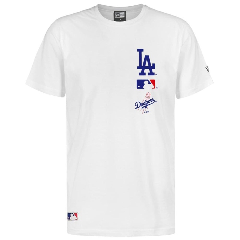 Los Angeles Dodgers New Era MLB Team Stack T-Shirt – White
