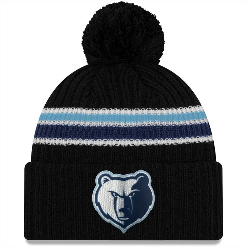 Memphis Grizzlies New Era NBA 2020 Back Half Knit Beanie – Black