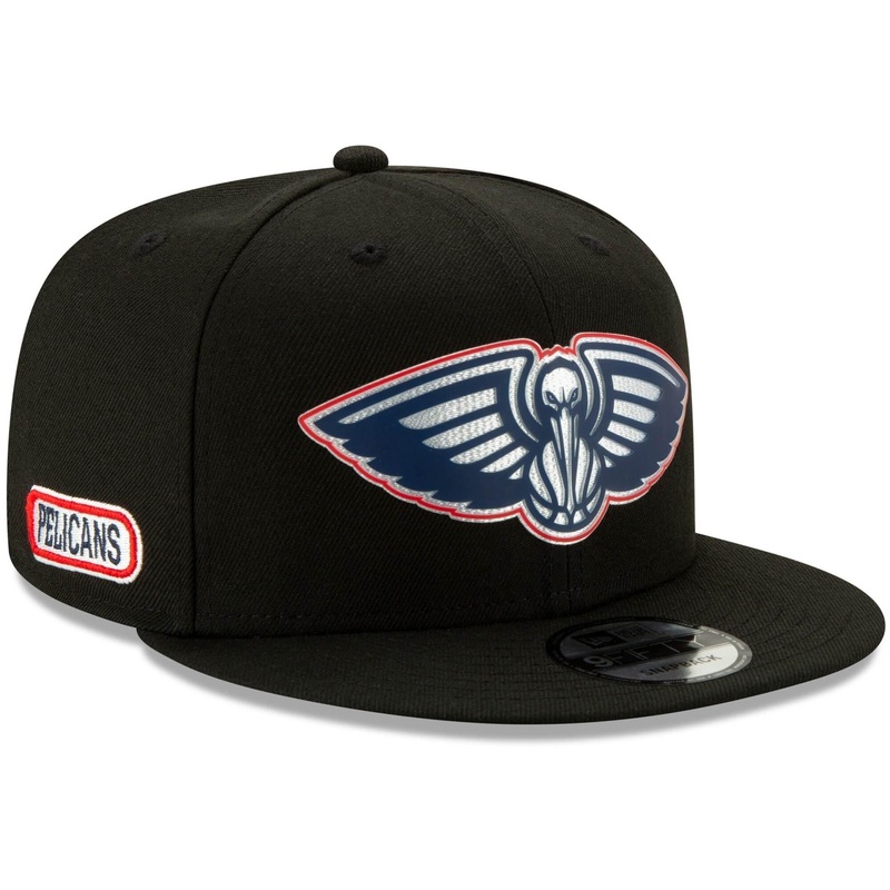 New Orleans Pelicans New Era NBA 2020 Back Half 9FIFTY Snapback Hat – Black